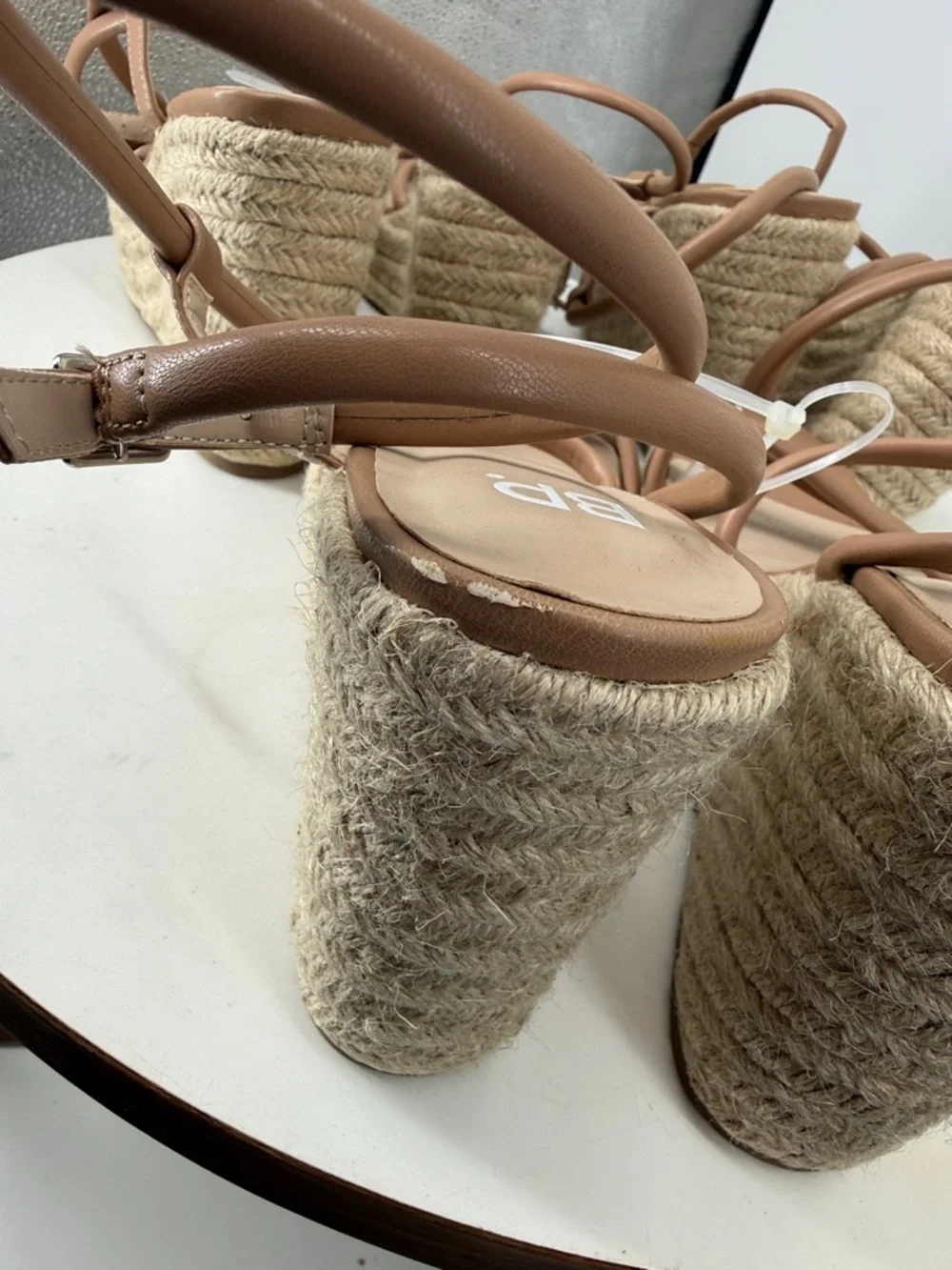 BP. Cohan Espadrille Platform Wedge Sandal Women's Tan Brown Summer Staple